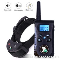Fiddy Dog Training Collar with Remote Shock Collar for Dog Bark Pet Electronic Collar for Small Medium Large All Breed Dogs Beep Vibration Shock 3 Modes - B07F8328TF