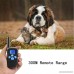 Homeled 330 Yards Remote dog training collar rechargeable and waterproof LCD Screen shock collar Beep / Vibration / Shock puppy training collar adjustable Nylon collar Fits all dogs - B072N4YB5F