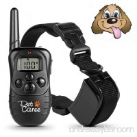 instecho Dog Training Collar 100% Rainproof Rechargeable Electronic Remote Dog Shock Collar 330 Yards with Beep/Vibrating/Shock Electric E-collar - B07F7X1F1G
