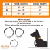 Mighty Paw Training Collar Martingale Dog Collar No-slip No-pull Cinch Collar Heavy Duty Chain Limited Slip Collar - B01N5MQ2E8