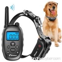 Peteast Remote Dog Training Collar  Rechargeable and Waterproof Electronic Dog Trainer Shock Collar with Beep  Vibration  and Shock for All Size Dogs (10Lbs - 100Lbs)  1000ft Range - B07116MLXQ