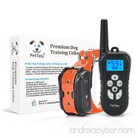 PetSpy Remote Dog Training Shock Collar for Dogs with Beep  Vibration and Electric Shocking  Rechargeable and Waterproof E-Collar Trainer - B07883RGZC