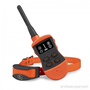 SportDOG Brand SportTrainer Remote Trainers - Bright Easy to Read OLED Screen - Up to 3/4 Mile Range - Waterproof Rechargeable Dog Training Collar with Tone Vibration and Shock - B078HSY2KP