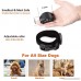 [2018 UPGRADE] No Bark Collar - Best Rechargeable Anti-Barking Shock Control with 5 Levels Automatic Bark Collar for Small Medium Large Dogs Electronic Safe Stop Bark (6+lbs) with Black Collar Strap - B078VLDJKT