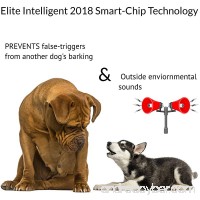 Anti Barking Vibrating Shock Collar - {2018 UPGRADED SMART CHIP DETECTION TECHNOLOGY BY K-9 PROMAX} Safe Rechargeable Adjustable No Bark Collar for Small-Medium-Large Dogs - 7-Levels of Vibra - B07BFNKL6N