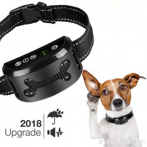Bark Collar [2018 Upgrade Chip] - Dog No Bark Collar with Static Vibration Correction USB Rechargeable with 7 Sensitivity Levels for All Breeds and Sizes Trainer Recommended Dog Bark Control Device - B0782Q68CB