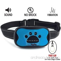 DigyDog No Bark Collar S/M/L  No Shock Vibration & Sound Humane Training Device  Control Your Pet With Anti Barking Dog Collars Free LED Tag Included - B06XRG65M5