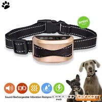 Dog Bark Collar By TopSellersVE [2018 smart chip] - 7 sensitive levels - Anti bark collar with beep vibration and harmless shock rechargeable USB and waterproof mode for small medium and large dogs - B07BY3D1WB