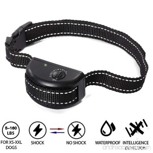 KOLAMAMA Bark Collar 2018 Dog bark collar with vibration mode and shock mode for Small Medium Large Dogs More Effective and Harmless with updated smart chip Anti Bark Control Devices Shock collar - B07DNYSMS6