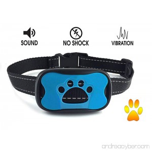 RVG Products No Bark Dog Collar for Small Medium Large Breeds | No Shock Anti-Bark Vibration and Warning Sounds | 7 Sensitivity Levels | Safe Puppy and Adult Obedience Training - B073ZQ528L