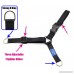 BIG SMILE PAW Adjustable Dog Harness No-Pull Front Leash Clip Dog Harness for Walking and Training(Black) - B0776P1PJT