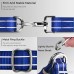 CoolPets Dog Harness Leash Set Heavy Duty Metal Buckles Halter Leash for Large Medium Breed Dogs Adjustable Back Clip Anti-Twist No Pulling Easy for Walking - B076CMQNH8