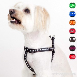 FluffyPal No Pull Harness For Dogs Take Control & Walk Happier! Comfort Dog Harness For Less Restriction & More Freedom! No Chocking Wiggling Or Slipping Out Secure Tight Fitting Adjustable Harness - B01NCSPUHI