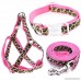 Mile High Life Dog Collar Harness and Leash | Leopard Design | Perfect Accessory For Walking Your Dog - B07DMWHF6X