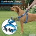PETBABA No Pull Dog Harness Front Clip Choke Free Reflective Safe at Night Walking Chest Vest with Martingale Handle on Top Good for Traffic Control Training - B074487H41