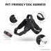 PupMate Dog Harness Outdoor Pet Vest for Small Medium Large and Extra Large Dog 3M Reflective Material of No Pull Vest Harness & Dog Harness with Handle for Choice (Black) - B07C5SX17H