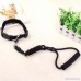 UEETEK Adjustable Dog Harness Leash Collar Set Dog Leash Lead with Foam Handle Black - B072M4WG3Z