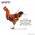 Yesito Chicken Harness Hen Size With 6ft Matching Leash – Adjustable Resilient Comfortable Breathable Large size Suitable for Chicken Weighing about 6.6 Pound Pink - B07D1CRSM3