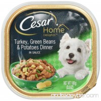 Cesar Home Delights "Turkey  Green Beans & Potatoes Dinner in Sauce (4-Individual Trays 3.5 oz Each) - B06XR2QYC2
