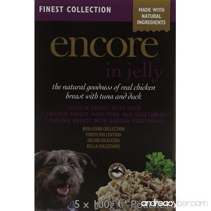 Encore Finest Collection Dog Pouch in Jelly 5 x 100g - B0116XTMMG