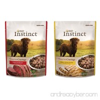 Nature's Variety Instinct Healthy Cravings Grain-Free Meal Topper for Dogs Variety Pack 2 Flavors (Chicken & Beef) 3 oz Pouch 12 Total Pouches - B01D2C5JNA