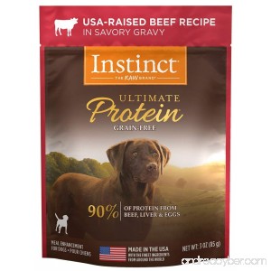 Nature's Variety Instinct Ultimate Protein Grain Free Recipe Natural Wet Dog Food & Toppers - B079Z48GDL