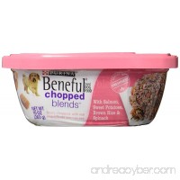 Purina Beneful Chopped Blends With Salmon Sweet Potatoes Brown Rice & Spinach 10 OZ Tub - B01JD2LE9Q