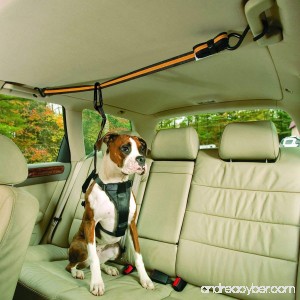 Adorrable Dog Seat Belt Adjustable Safety Attachable Automobile Vehicle Car Restraints For Dog - B071LM28SQ