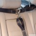 Car Dog Leash Seat Belt Tether for Dogs-Your Tether Harness Attaches Around Backseat Headrests-Breeds Up to 100 lbs-Adjustable Length to Secure Your Dog-For SUVs Sedans Trucks-Bonus Roll of Waste Bags - B076P3ZC5V