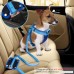 Dog Seat Belt Harness Leash PETBABA No Pull Escape Proof Reflective Safe at Night Walking Harness Multifunctional Lead with Seatbelt Good for Your Pet to Travel - B01N0KMSVN