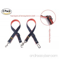 EASTOP Thick Dog Seat Belt Harness Sturdy Safety 2 Pack - B01LXTXFDO