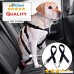 Pet Lab Dog Seat Belt 2-3 Feet LONG Adjustable Pet harness seatbelts for Car Vehicle Seatbelt Leash for Dogs/Cats safety clip Vehicle safety harness seat belts to Keep your pet safe and secure - B072Z2YND2