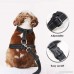 Pettom Dog Safety Vest Harness Adjustable Dog Walking Harness Car Safety Vehicle Harness Travel Strap Vest with Car Seat Belt Lead Clip - B0776S7Z1Z