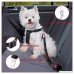 Xubox Dog Seat Belt 3 Packs Pet Dog Cat Car Vehicle Seatbelt Harness Pet Safety Leash Leads for Dogs and Cats Nylon Fabric Material 19 - 27 Adjustable Pet Seat Belt Black - B0746HJHJ2