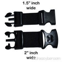 Dog harness girth strap extender. Adds a 5 inch extension to your dogs girth strap - B00WV1ERXM