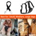 EAST-BIRD Dog Safety Vest Harness with Safety Belt for Most Car Travel Strap Vest with Car Seat Belt Lead Adjustable Lightweight and Comfortable - B075C1R45F