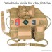 JASGOOD Tactical Dog Training Molle Vest Harness WHIPPY Pet Vest with Detachable Pouches - B06ZXSKJZG