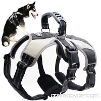 Mihachi Secure Dog Harness - Escape-proof Reflective Dogs Vest with Lift Handle for Training Outdoor Adventures - B077PT7NT4