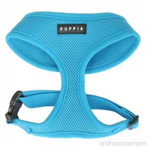 Puppia Soft Dog Harness Sky Blue Large - B001A5KSCY