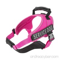 Service Dog Vest Harness - Military Grade Assistance Dog Harness With Removable Reflective Velcro Patches - Comfortable & Safe - Handle For Maximum Training  Walking Control (FREE ADA Card Download) - B0798158M5