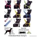 ADOPT ME Yellow Color Coded 2 4 6 Foot Padded Handle Dog Leash (New Home Needed) Donate To Your Local Charity - B00MOIC3OW
