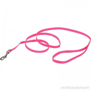 Coastal Dog Leash Small - 4 Ft. Red with a Width of 3/8 in. - B0002AQWDM