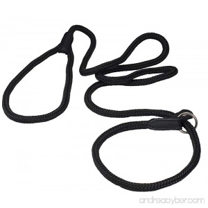 Dogs My Love Nylon Rope Slip Dog Lead Adjustable Collar and Leash 6ft Long - B00V3YUPA2