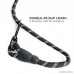 Fukkie 5FT Dog Leash Reflective Dog Leash with Comfortable Padded Handle and 360° Swivel Clip Strong Nylon Climbing Rope Leash Heavy Duty Training Walking Dog Leashes for Medium Large Dogs - B07BLTFS8L