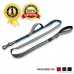 Heavy Duty Dog Leash | Double Handle Dog Leash to Hold Strong Dogs | Reflective Dog Leashes for Safe Night Walks | 6 Foot Dog Leash w/ Lockable Clip for Security | For Medium & Large Dogs - B074S3MX9G