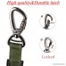 MEIKAI Tactical Bungee Dog Leash Metal Lock Reflective Nylon Pet Leads Rope with 2 Control Handle Great for Dog Training Walking and Hiking - B01MDUEY3Z