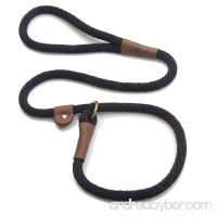Mendota Pet British Style Slip Leash  1/2-Inch by 4-Feet  Black - B0002YFSEM