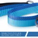 PETBABA Short Dog Leash 1.5-2ft Long Adjustable Reflective Safe at Night Traffic Lead with Soft Padded Handle for Controlling Walking Training Your Pet in Blue - B071SGSBGZ