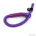yueton Adjustable Loop Slip Lead Rope Pet Dog Reflective Stripe Nylon Leash with Sponge Handle - B01KWYFQPC