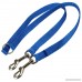 15 Nylon 2-Way Double Dog Leash - Two Dog Coupler Blue 3 Sizes - B011ZBMK32